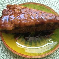 Coca de plátano  at Mandala Kitchen in Lescala