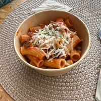 Rigatoni at Mandala Kitchen in Lescala