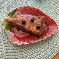 Banana “tatin” cake  at Mandala Kitchen in Lescala