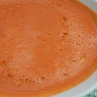 Gaspatxo de xindria at Mandala Kitchen in Lescala