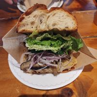 Vegan Sandwich at Curio Espresso and Vintage Design in Kanazawa