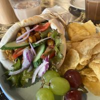 Veggie wrap  at Curio Espresso and Vintage Design in Kanazawa