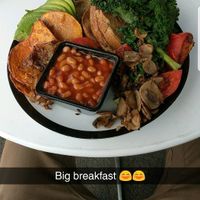 vegan big brekkie  at Il Pozzo Cafe in Wollongong