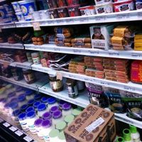 Vegan meats, dairy, condiments, many national brands available at Grassroots Natural Market in Jacksonville