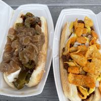 Vegan Route 66, vegan Coney Island  at Mad Dogs Hot Dogs in Venice