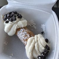 Vegan cannoli  at Mad Dogs Hot Dogs in Venice