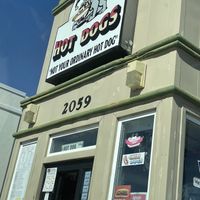 Store front  at Mad Dogs Hot Dogs in Venice