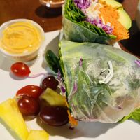 Avocado wrap with vegan spicy Mayo   at Greens Garden Round Rock in Round Rock