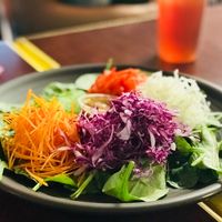 Vegan Salad Plate + Soup = $6 bucks! Great deal at Greens Garden Round Rock in Round Rock