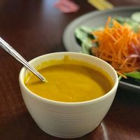 Carrot Soup - Delicious Combo With Salad at Greens Garden Round Rock in Round Rock