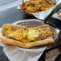 Philly cheese steak at Blackbird in Philadelphia