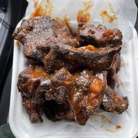 Root beer BBQ wings at Blackbird in Philadelphia