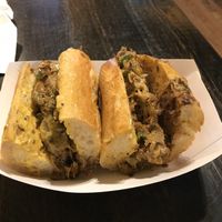 Philly cheese steak at Blackbird in Philadelphia