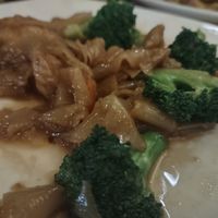 Pad See with Mock Chicken at Divine Thai in Grover Beach