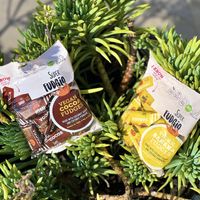 Vegan, dairy free, gluten free, palm oil free and none GMO 💛🌿🍌🤎 Super chewy and super tasty!  at Healthy Life in Paralimni
