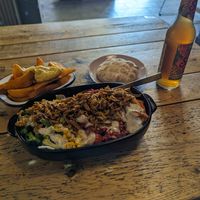 Box mit Wedges und Eistee at Gustav Grün - Wolbecker Straße in Muenster