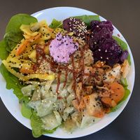 Kimchi Bibimbap  at Vegan Yes in East London