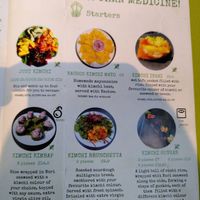 Menu 3 at Vegan Yes in East London