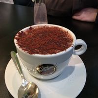 Hot chocolate at Vegan Yes in East London