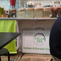 Kombucha bottles at Vegan Yes in East London