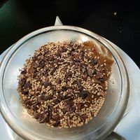 Chocolate mousse at Vegan Yes in East London