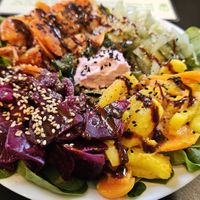Raw Kimchi platter at Vegan Yes in East London