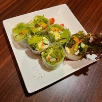 Spring rolls at Loca Kitchen in Tokyo
