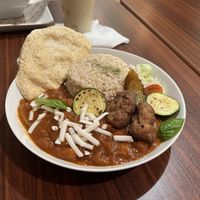 Chickpea curry  at Loca Kitchen in Tokyo