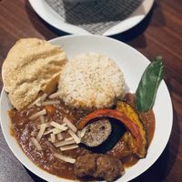 Curry dish  at Loca Kitchen in Tokyo