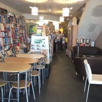 Inside Chapter Two Book Shop and Cafe. at Chapter Two Book Shop in Fleetwood