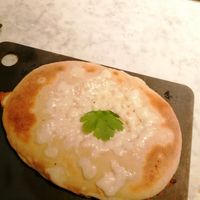 Vegan mozerella and garlic bread at Pizza Express - The Waters Edge in Birmingham