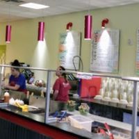 Counter at Red Leaf Salad Company in Wilkes-barre