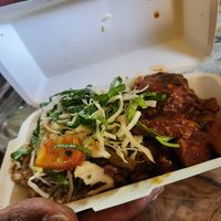 Rice with tiplets at Millennium Victory in Montego Bay