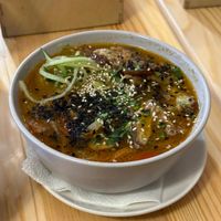 Vegan ramen soup at Goroh in Omsk