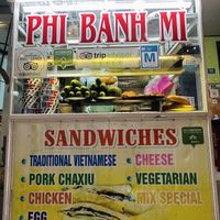 The stall   at Phi Banh Mi in Hoi An