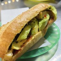 Vegan banh mi w/ avocado (25k VND)  at Phi Banh Mi in Hoi An