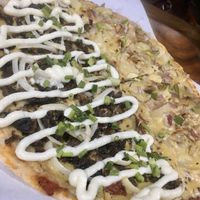Sisig and supreme pizza  at Indulge in Quezon City