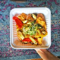 Hummus Sandwich with grilled veggies at Leni Liebt Kaffee in Aachen