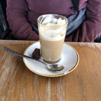 Soy cafe latte at Leni Liebt Kaffee in Aachen