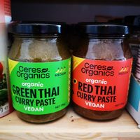 Clearly marked vegan at Precious Organics in Willagee