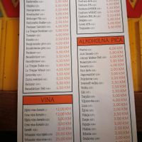 Alcohol at Tecó in Mostar