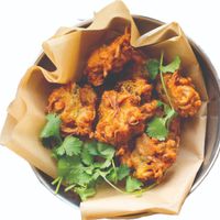 Veg Pakora/ Bhaji at Bollywood Indian Restaurant in Busan