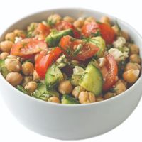 Chickpeas Salad at Bollywood Indian Restaurant in Busan