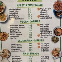 So many great choices!  at Bollywood Indian Restaurant in Busan