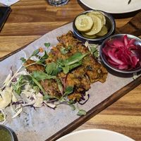 Vegan Seekh kebab at Bollywood Indian Restaurant in Busan