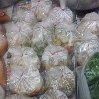 Some are packed to go at Warorot Market Food Stall in Chiang Mai