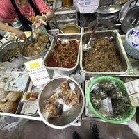 Lots of veggie stews  at Warorot Market Food Stall in Chiang Mai