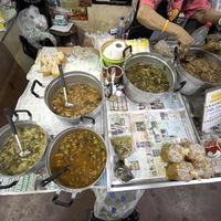Dishes  at Warorot Market Food Stall in Chiang Mai