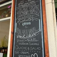 The cafe offers vegan food as dessert option   at Chelo Cafe in Barcelona