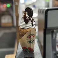 Oreo chimney cake #Veganuary at Eva's Original Chimneys in Toronto